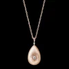 Buccellati MACRI CLASSICA PINK AND WHITE GOLD SET PENDANT WITH DIAMONDS