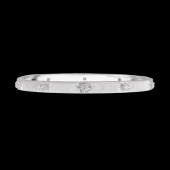 Buccellati MACRI CLASSICA RHODIUM-PLATED WHITE GOLD BRACELET WITH DIAMONDS