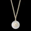 Buccellati MACRI CLASSICA WHITE AND YELLOW GOLD PENDANT WITH DIAMONDS