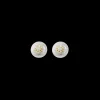Buccellati MACRI CLASSICA WHITE AND YELLOW GOLD SET EARRINGS WITH DIAMONDS