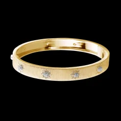 Buccellati MACRI CLASSICA YELLOW AND WHITE GOLD SET BRACELET WITH DIAMONDS