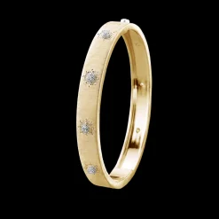Buccellati MACRI CLASSICA YELLOW AND WHITE GOLD SET BRACELET WITH DIAMONDS