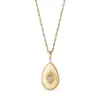 Buccellati MACRI CLASSICA YELLOW AND WHITE GOLD SET PENDANT WITH DIAMONDS