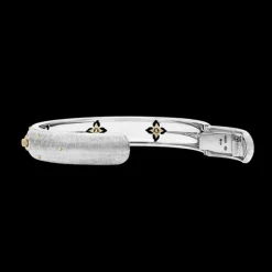 Buccellati MACRI GIGLIO WHITE AND YELLOW GOLD BRACELET WITH DIAMONDS