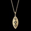Buccellati MACRI GIGLIO YELLOW AND WHITE GOLD PENDANT