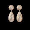 Buccellati MACRI PINK AND WHITE GOLD EARRINGS