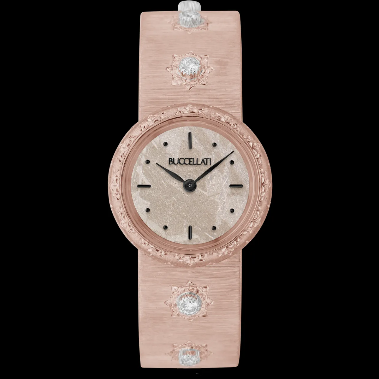 Buccellati MACRI PINK GOLD WATCH WITH DIAMONDS
