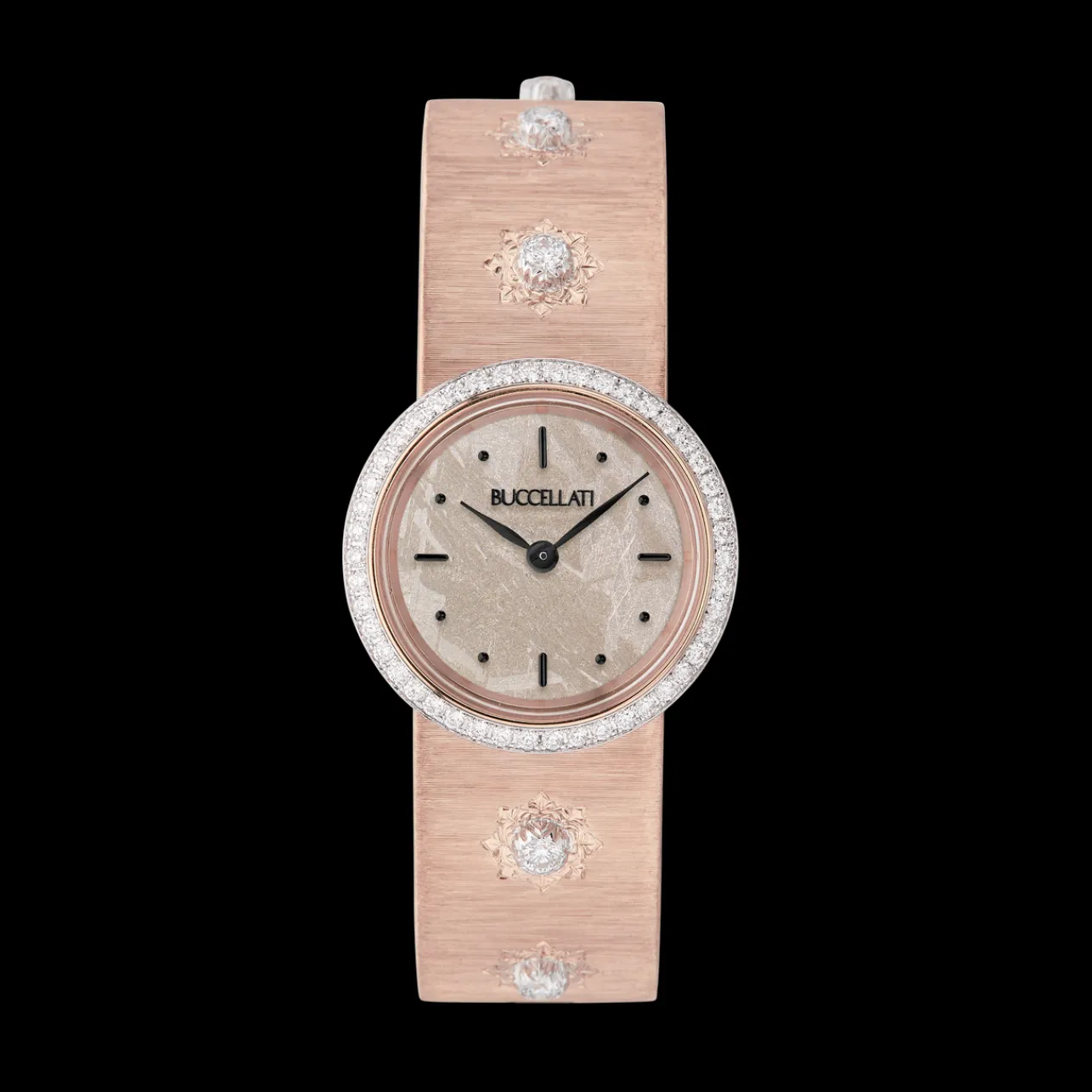Buccellati MACRI PINK GOLD WATCH WITH DIAMONDS