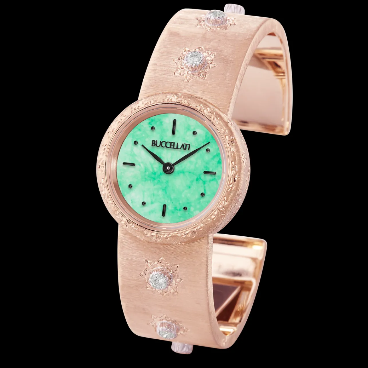 Buccellati MACRI PINK GOLD WATCH WITH DIAMONDS