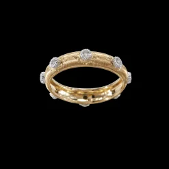 Buccellati MACRI POSITANO ETERNELLE IN YELLOW AND WHITE GOLD WITH DIAMONDS