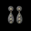 Buccellati MACRI WHITE AND YELLOW GOLD EARRINGS WITH DIAMONDS