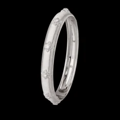 Buccellati MACRI WHITE GOLD SET BOMBÉ BRACELET WITH DIAMONDS
