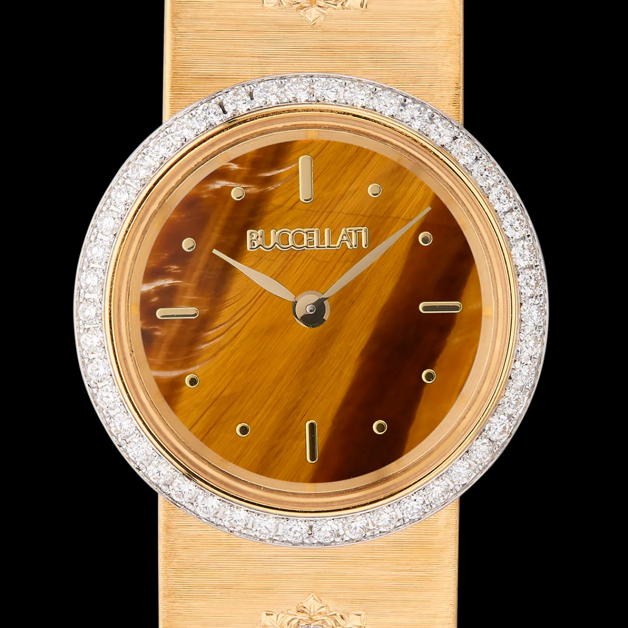 Buccellati MACRI YELLOW GOLD WATCH WITH DIAMONDS