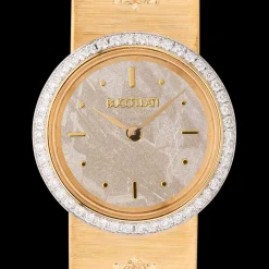 Buccellati MACRI YELLOW GOLD WATCH WITH DIAMONDS