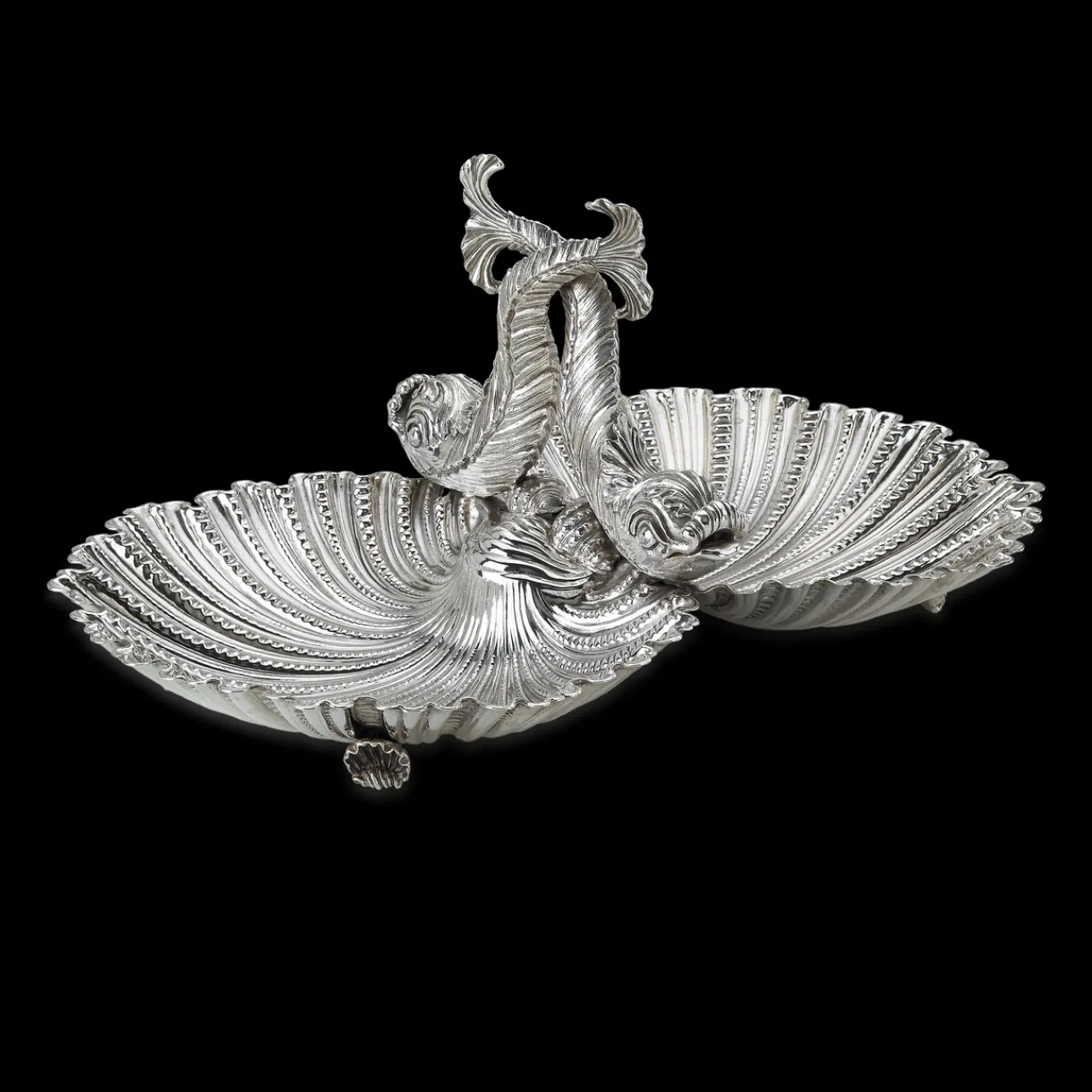 Buccellati MARINA DOLPHINS AND ARCA SHELLS CENTERPIECE