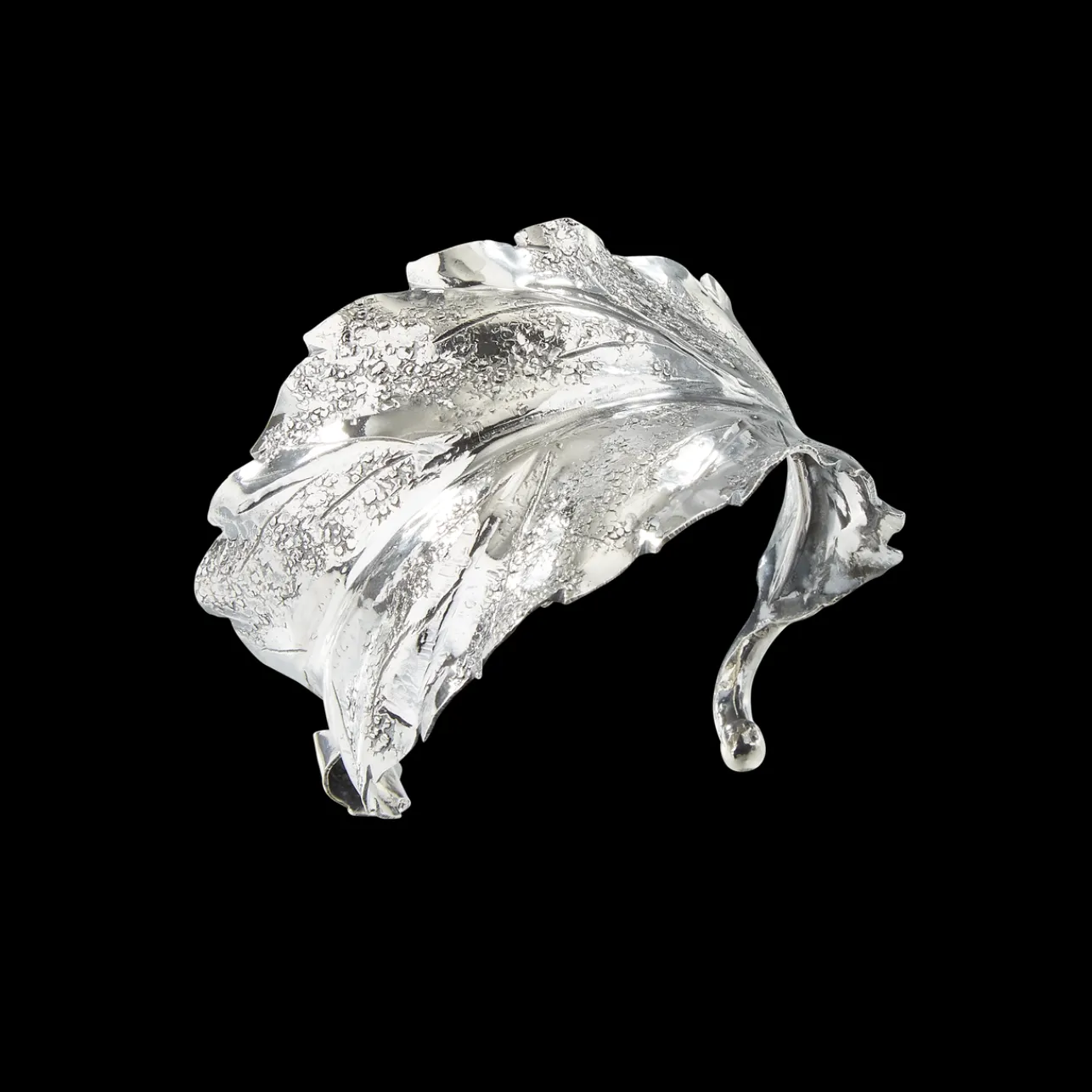Buccellati MARIO MEDLAR SILVER LEAF BRACELET