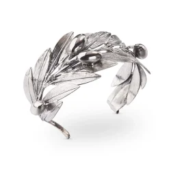 Buccellati MARIO OLIVE SILVER LEAF BRACELET