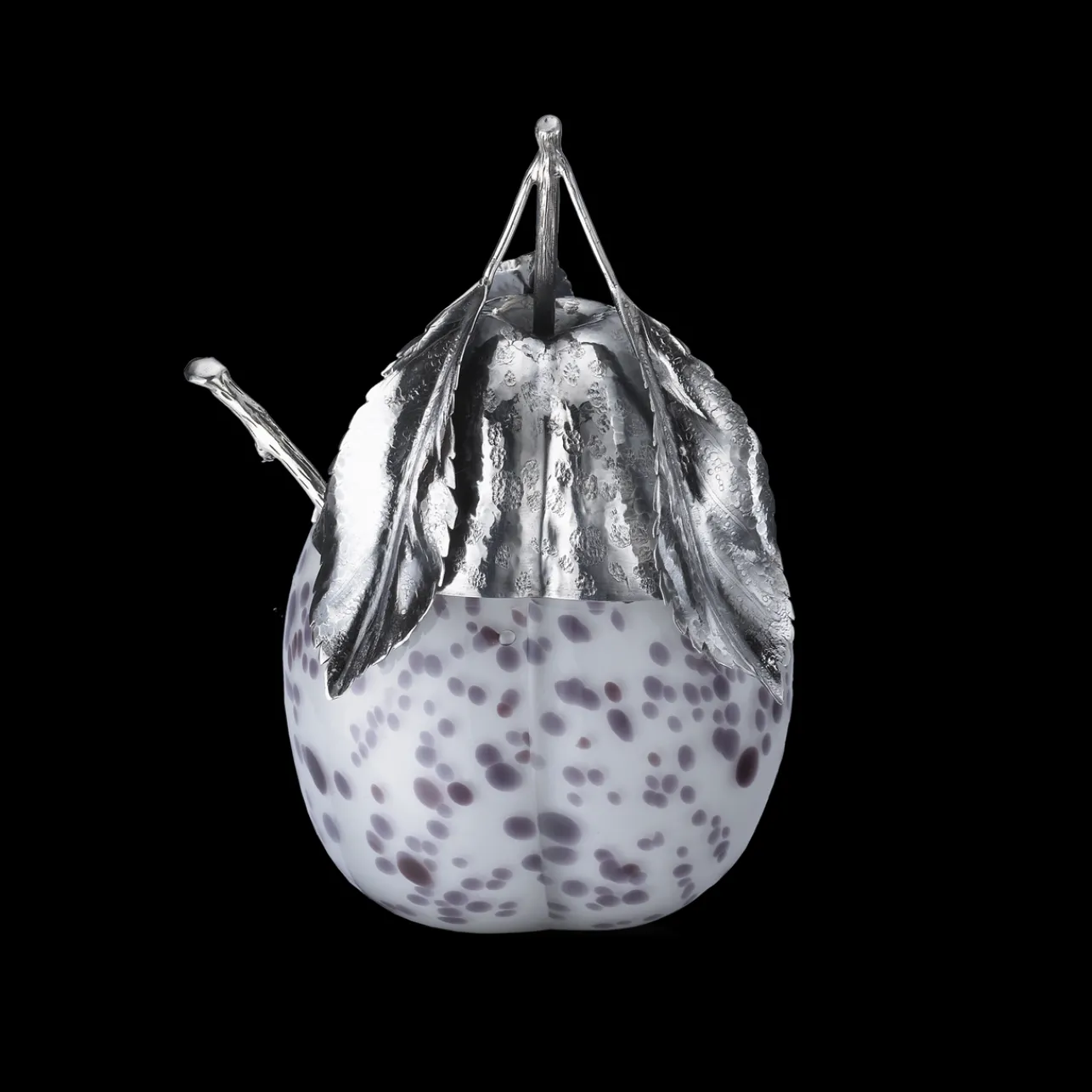 Buccellati MURANO GLASS SPOTTED PLUM JAM JAR