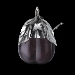 Buccellati MURANO GLASS VIOLET PLUM JAM JAR