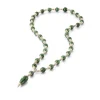 Buccellati OMBELICALI WHITE AND YELLOW GOLD NECKLACE WITH JADE