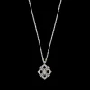 Buccellati OPERA FULL PAVE' WHITE AND YELLOW GOLD PENDANT WITH DIAMONDS