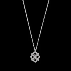 Buccellati OPERA FULL PAVE' WHITE GOLD PENDANT