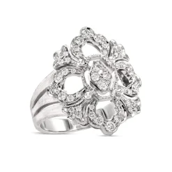 Buccellati OPERA FULL PAVE' WHITE GOLD RING