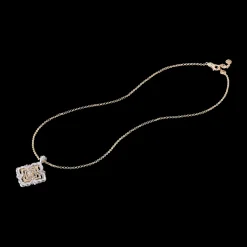Buccellati OPERA GALILEO WHITE AND YELLOW GOLD PENDANT