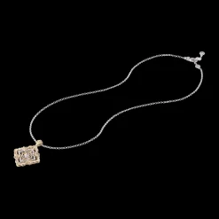 Buccellati OPERA GALILEO YELLOW AND WHITE GOLD PENDANT