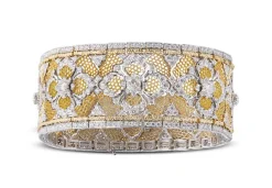 Buccellati OPERA HIGH JEWELLERY BRACELET IN YELLOW AND WHITE GOLD WITH DIAMONDS
