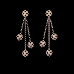Buccellati OPERA PINK GOLD EARRINGS WITH DIAMONDS