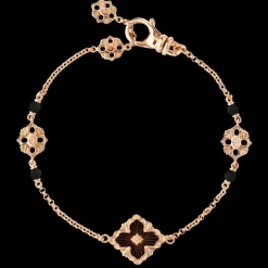 Buccellati OPERA TULLE PINK GOLD AND ONYX BRACELET