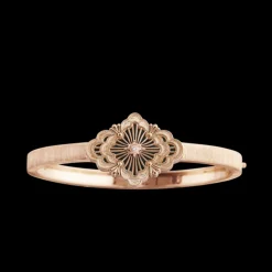 Buccellati OPERA TULLE PINK GOLD BRACELET WITH ONYX