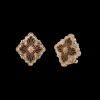Buccellati OPERA TULLE PINK GOLD EARRINGS WITH ONYX