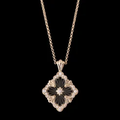 Buccellati OPERA TULLE PINK GOLD PENDANT
