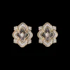 Buccellati OPERA TULLE WHITE AND YELLOW GOLD PREMIUM EARRINGS WITH DIAMONDS