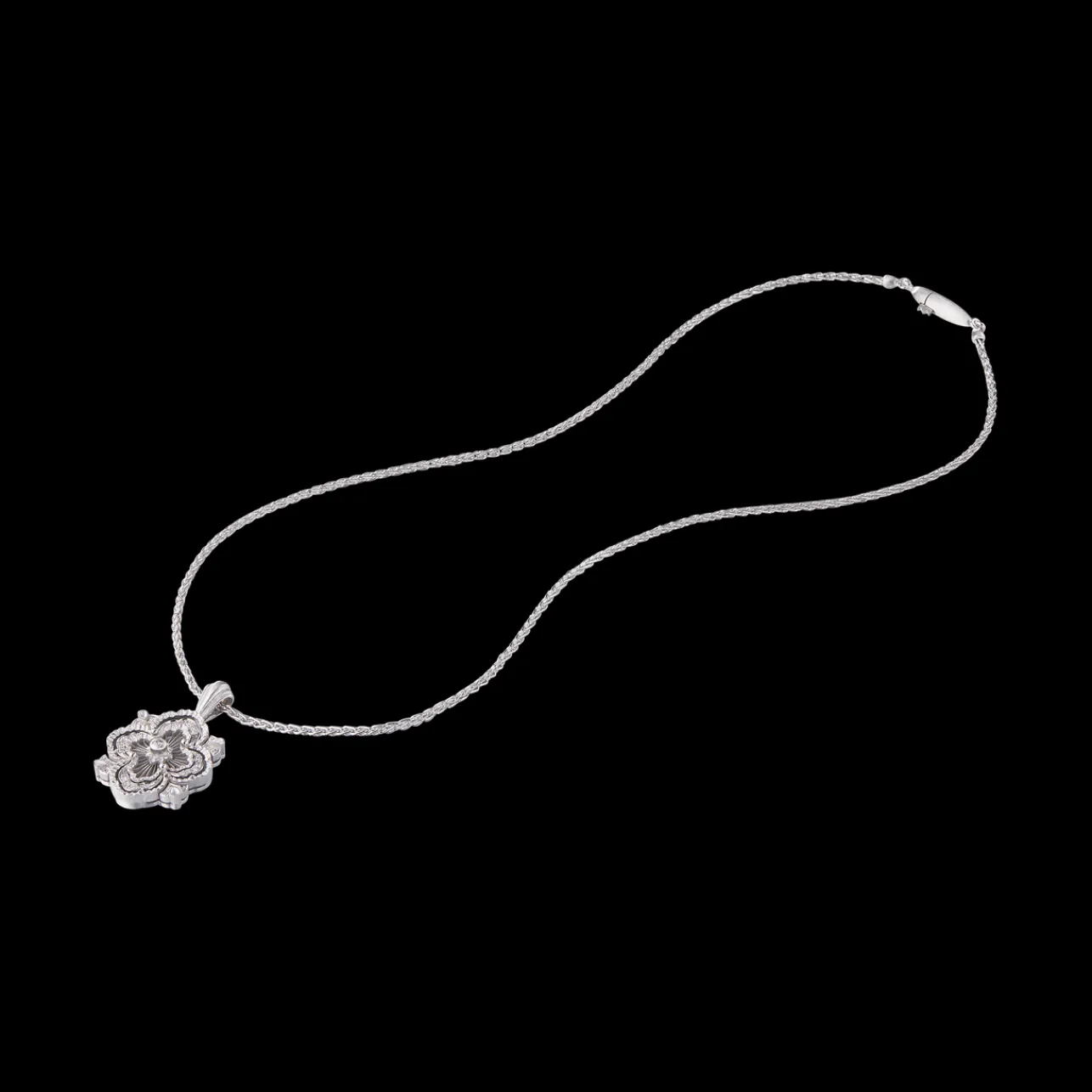 Buccellati OPERA TULLE WHITE GOLD AND DIAMONDS PREMIUM PENDANT