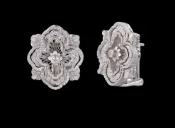 Buccellati OPERA TULLE WHITE GOLD PREMIUM EARRINGS WITH DIAMONDS