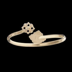 Buccellati OPERA TULLE YELLOW AND WHITE GOLD SET BRACELET WITH ONYX