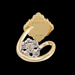 Buccellati OPERA TULLE YELLOW AND WHITE GOLD RING