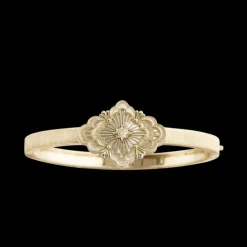 Buccellati OPERA TULLE YELLOW GOLD BRACELET WITH MOTHER OF PEARL