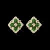 Buccellati OPERA TULLE YELLOW GOLD EARRINGS WITH LOGO