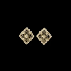 Buccellati OPERA TULLE YELLOW GOLD EARRINGS WITH CENTERING MORETTE