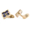 Buccellati OPERA TULLE YELLOW GOLD MULTI-FACETED CUFFLINKS