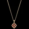 Buccellati OPERA TULLE YELLOW GOLD PENDANT WITH LOGO ELEMENT