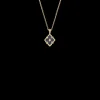 Buccellati OPERA TULLE YELLOW GOLD PENDANT WITH BLUE ENAMELED ELEMENT
