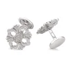 Buccellati OPERA WHITE GOLD MULTI-FACETED CUFFLINKS
