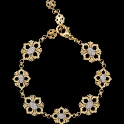 Buccellati OPERA YELLOW AND WHITE GOLD BRACELET