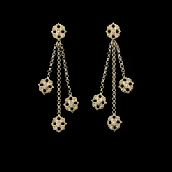 Buccellati OPERA YELLOW GOLD EARRINGS WITH DIAMONDS