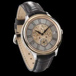 Buccellati ORNATINO WHITE AND PINK GOLD WATCH